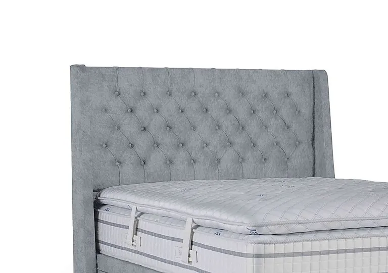 Pinnacle Floor Standing Headboard - Double - Joshua Blue