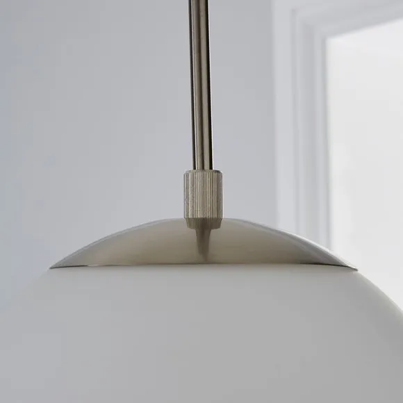 Hamptworth Dome Frosted Glass Pendant Light 3