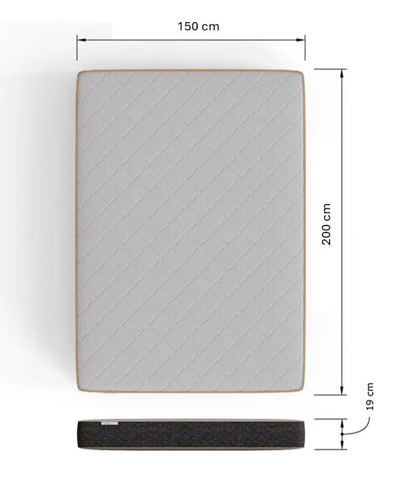 GFW SleepyCastle Rolled Pocket Sprung Mattress In A Box 6