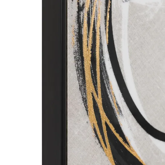 Cedar and Sage Set of 2 Gold Rings Framed Canvases 4