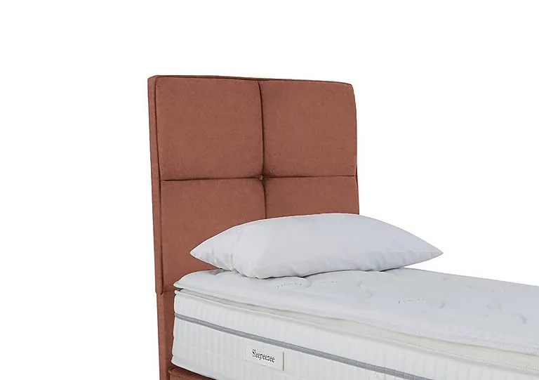 Dalmore Floor Standing Headboard - Single - Burnt Orange