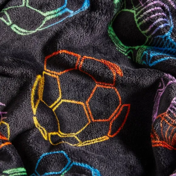 Bright Football Fleece Blanket 2