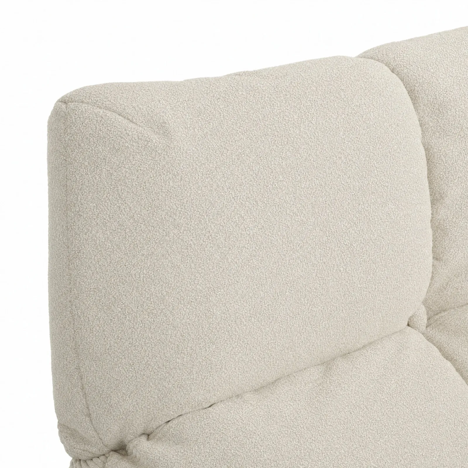 Bryce 2 Seater With Armrest Right Modular Sofa, Neutral Fabric | Barker & Stonehouse 2
