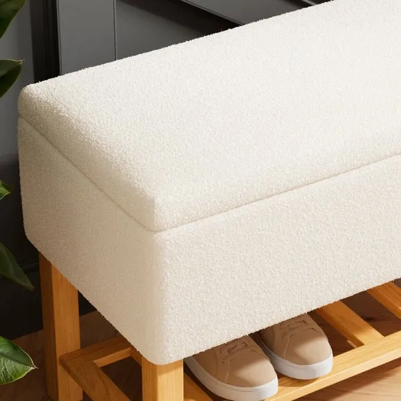 Upholstered Hallway Storage Bench 5