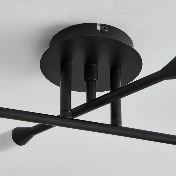 Elements Fontain 6 Light Semi Flush Ceiling Light 4
