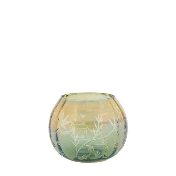 Bloom Engraved Shimmer Tealight Holder 4