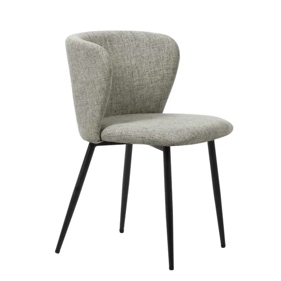 Mandy Linen Dining Chair 4