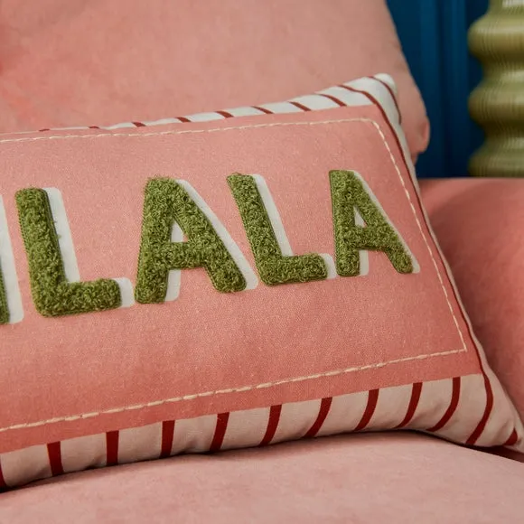 Oh La La Cotton Rectangle Cushion 4
