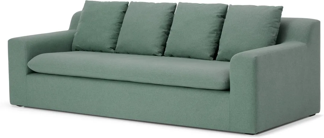 Benson 3 Seater Sofa, Clover Green