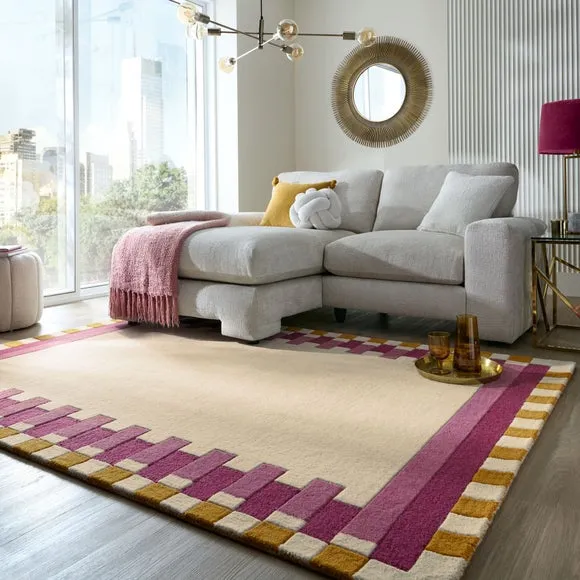 Kai Wool Border Rug 1