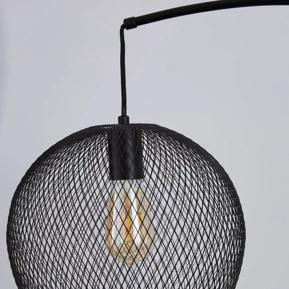 Harrison Black Arc Floor Lamp 3