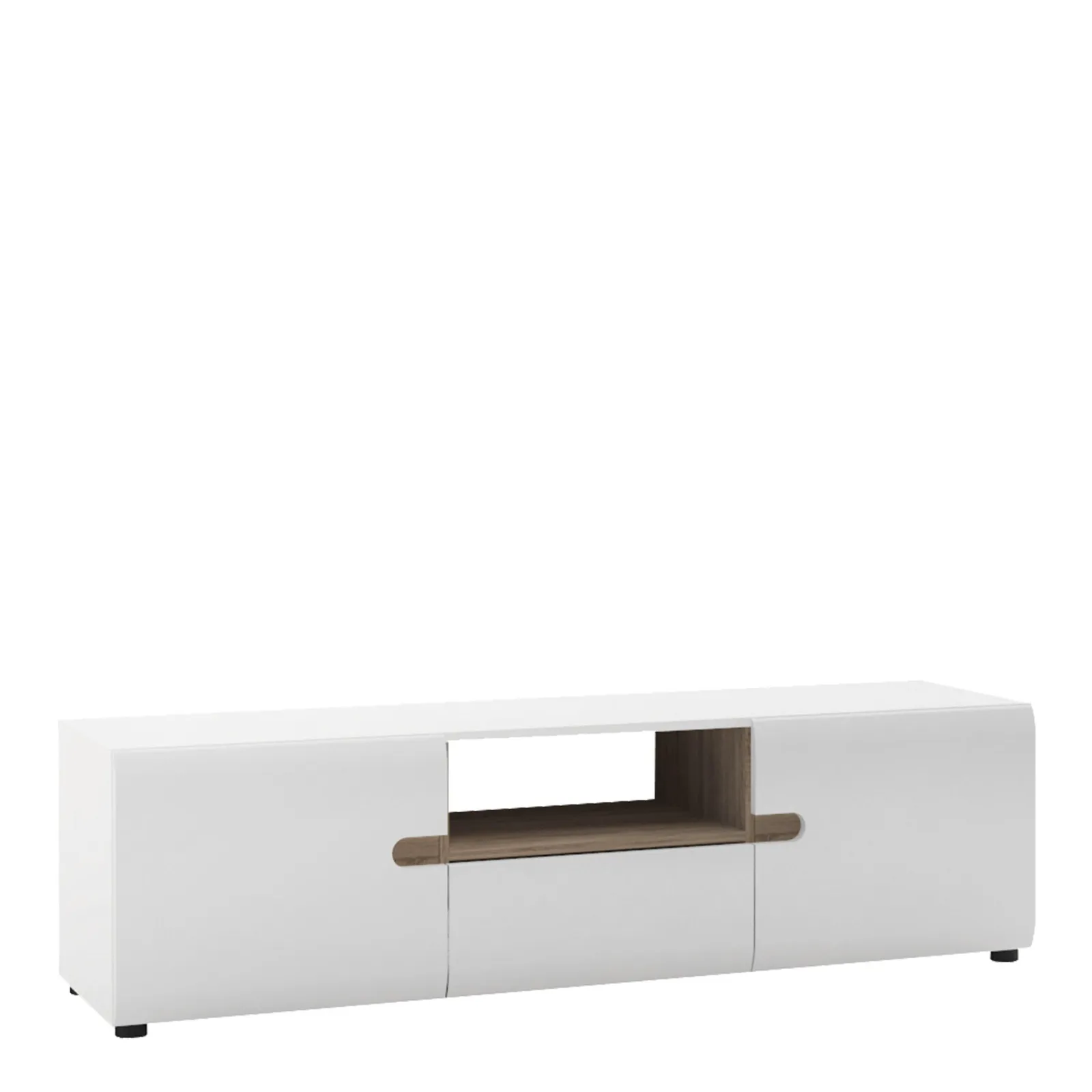 Furniture To Go Chelsea Living Wide TV Unit in White