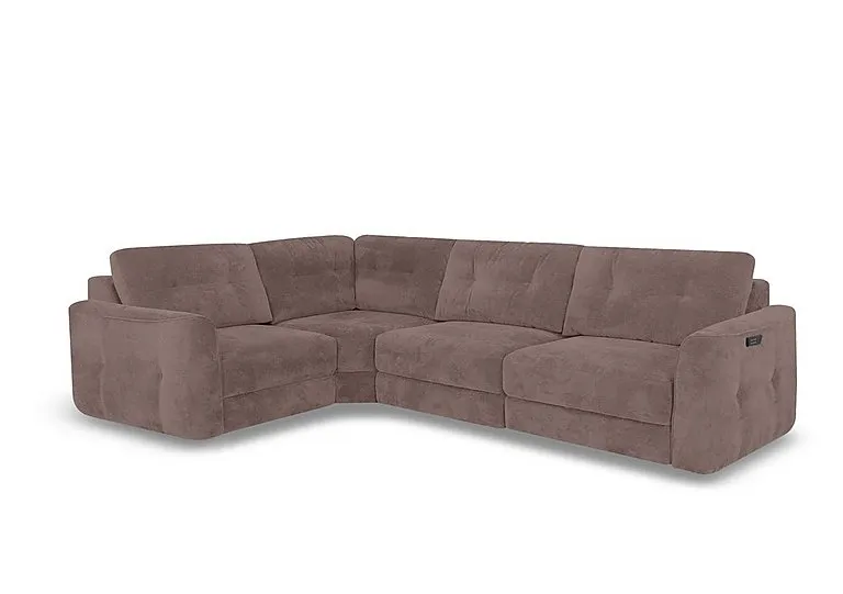 Drift Small Fabric Power Glider Left Hand Facing Corner Sofa - Sofas and Armchairs - In Time for Christmas