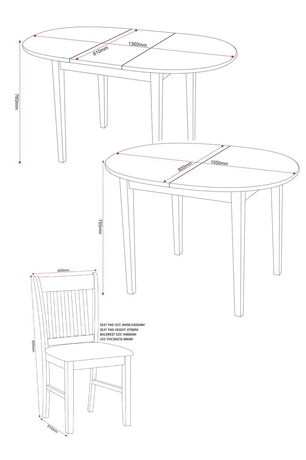 Seconique Oxford Extending Dining Set in Grey 5