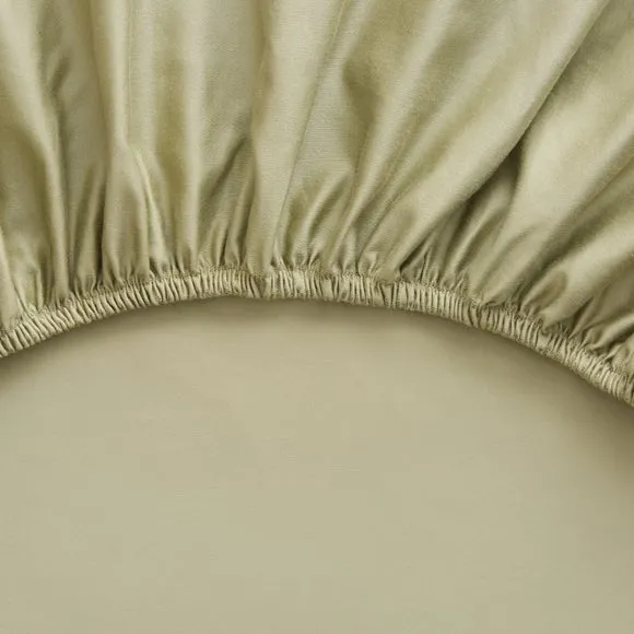 Hotel 400 Thread Count 100% Cotton Sateen Fitted Sheet