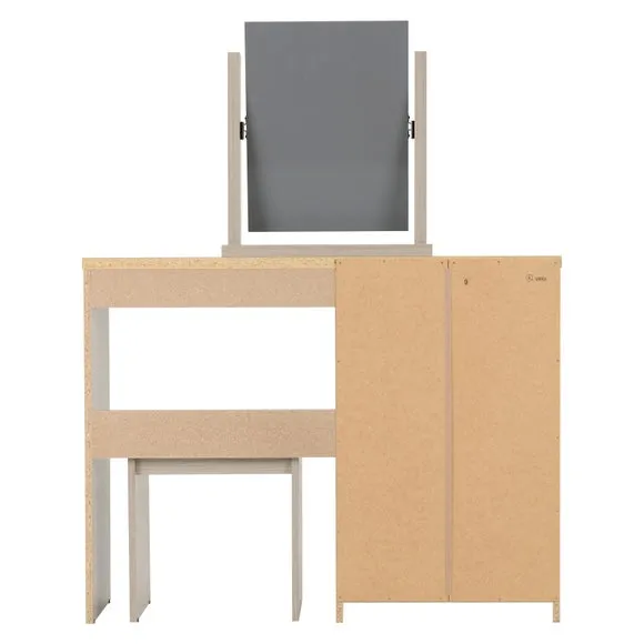 Nevada 4 Drawer Dressing Table Set with Mirror 6