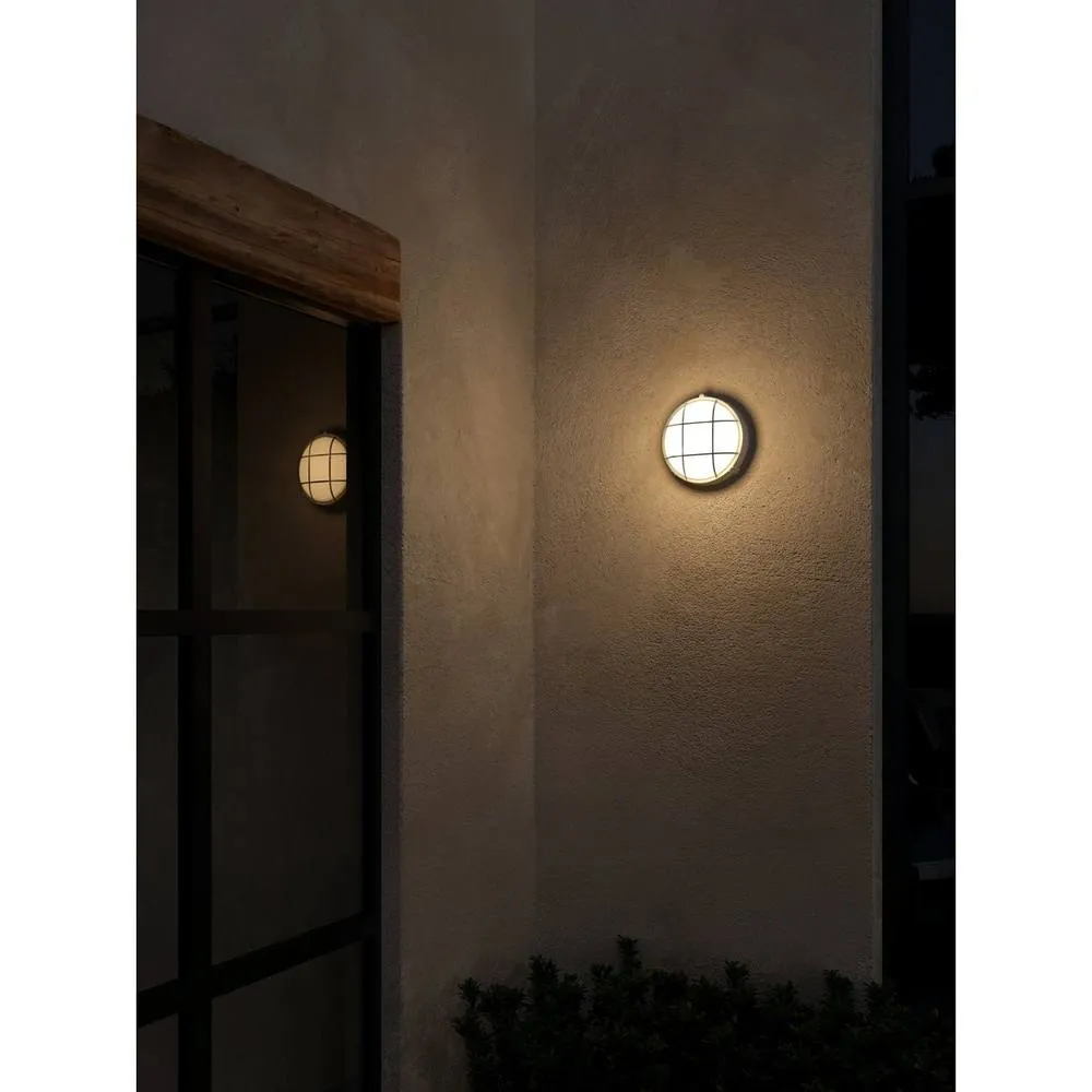 Netlighting Fond Outdoor Bulkheads Wall Lamp White 15W IP44 2