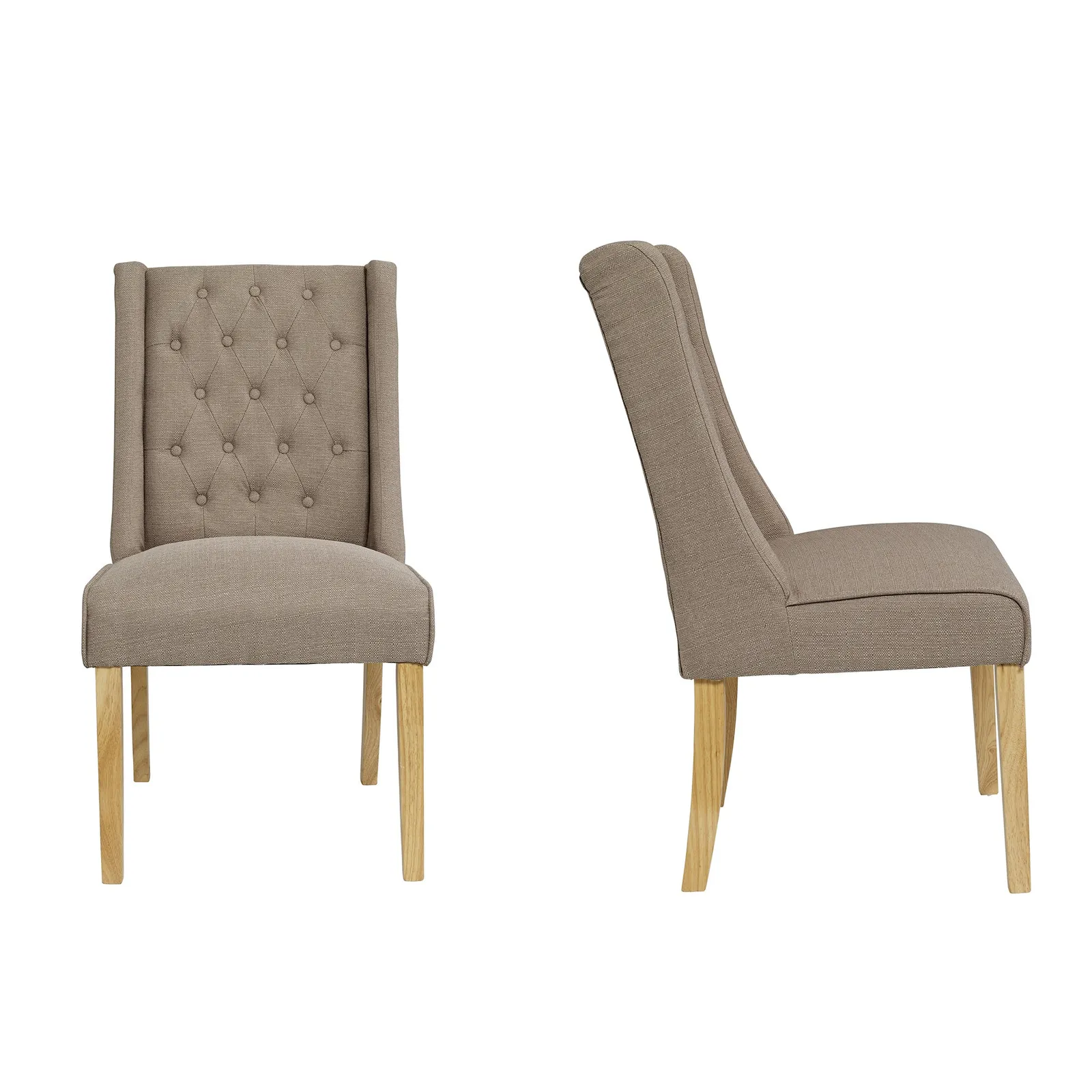 Lorient 2 Dining Chairs Beige