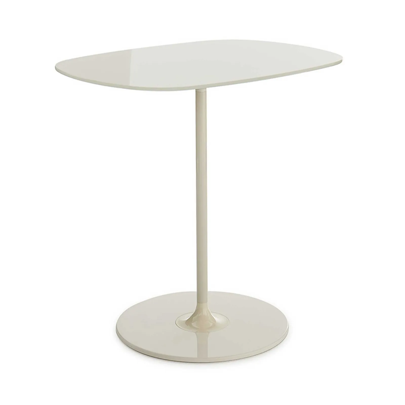 Kartell Thierry Side Table 33X50X50 White Glass | Barker & Stonehouse 3