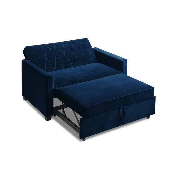 Serena Velvet 2 Seater Sofa Bed 6