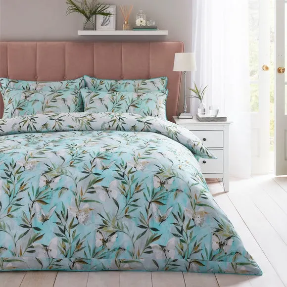 Dorma Nature Garden 100% Cotton Duvet Cover and Pillowcase Set 2