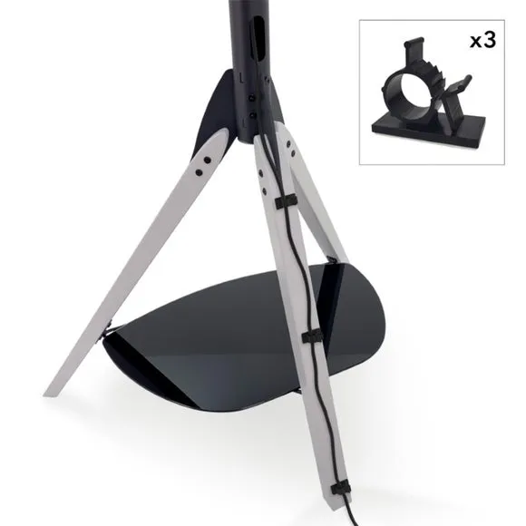 Return - AVF Hoxton Tripod TV Stand, Grey 4