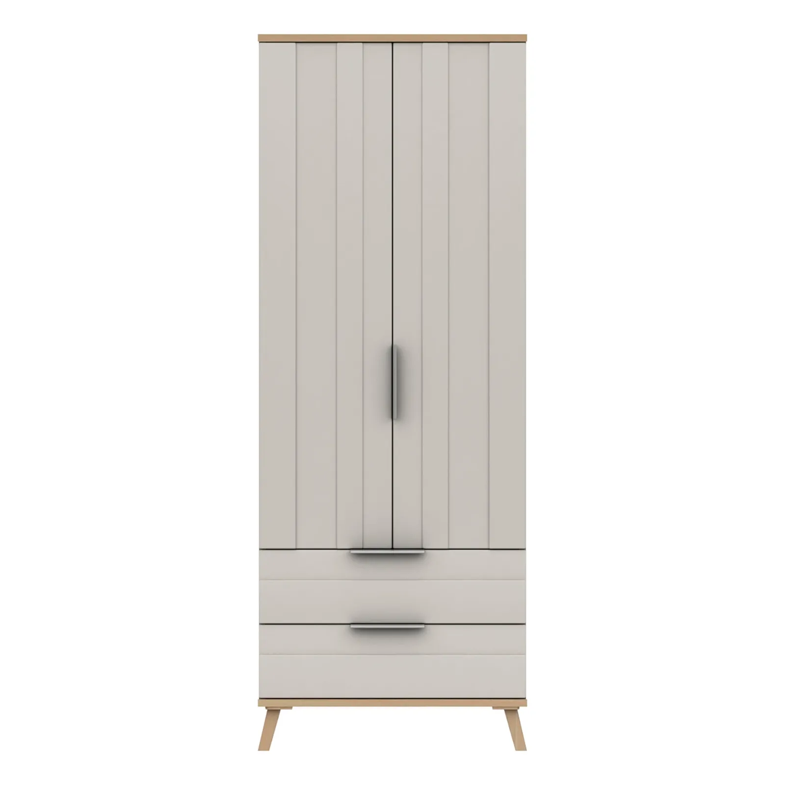 Murray 2 Door Combi Wardrobe Off White