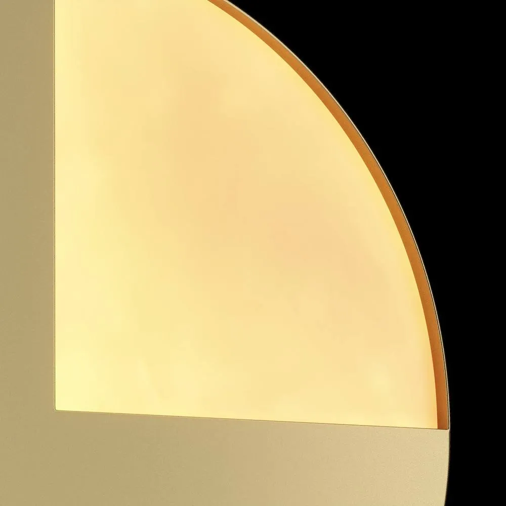 Netlighting Jupiter Modern Integrated LED Wall Lamp Brass 3000K in Gold 5