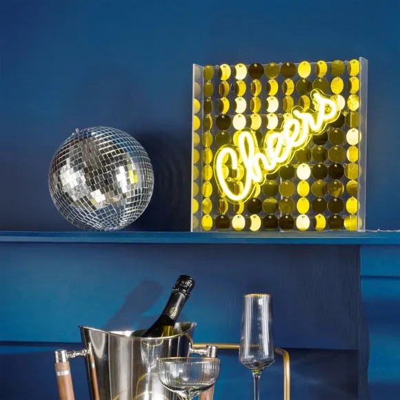 The Feel Good Club Signography Cheers Neon Sign
