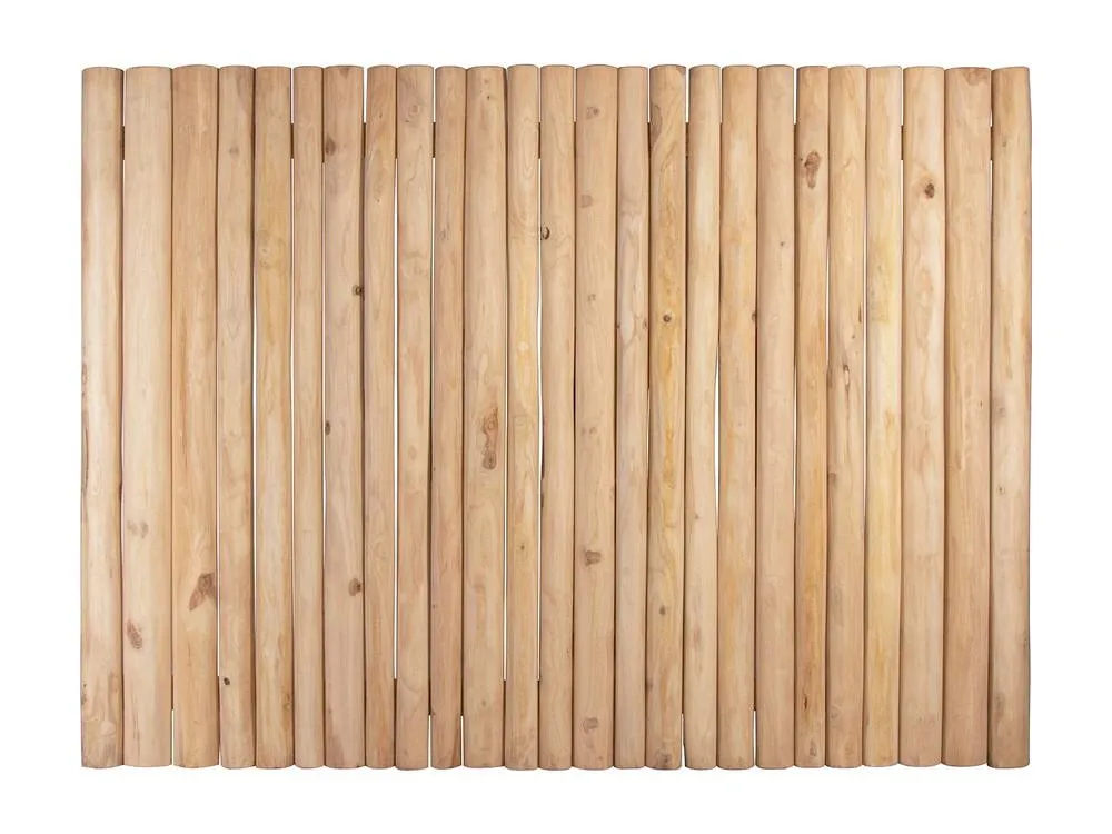 Vente-unique 170 Cm Headboard With Teak Branches - Natural - LITTORAL II in Light Oak 2