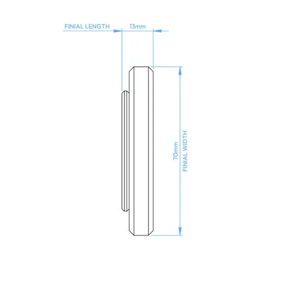 Stepped Stud Fixed Metal Curtain Pole with Rings 6