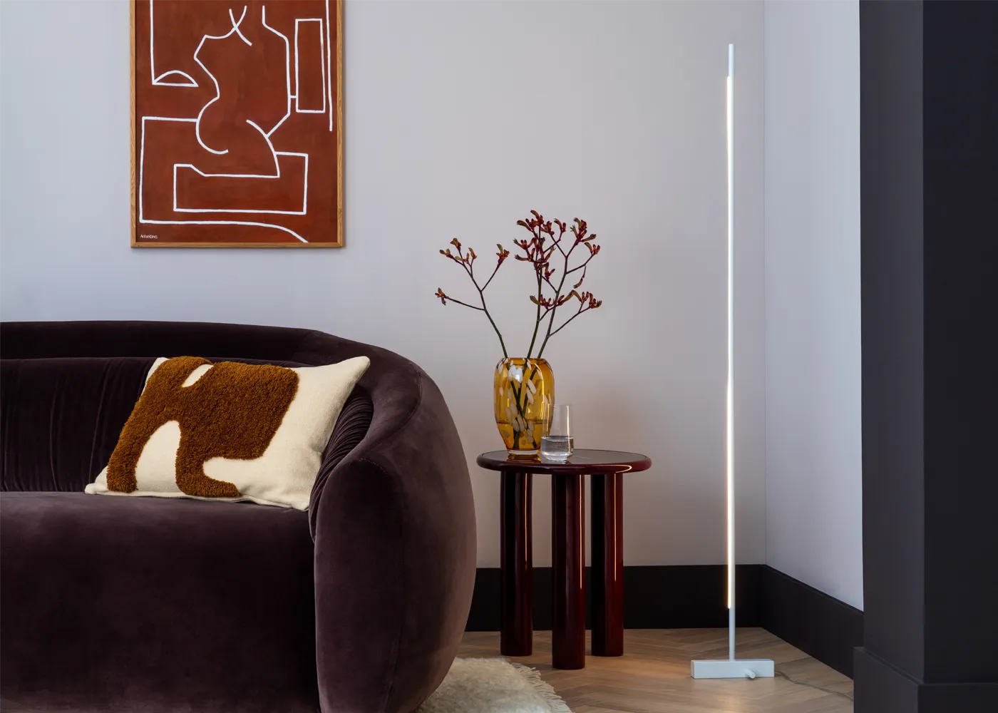 Heal's Saber LED Floor Lamp Black 4