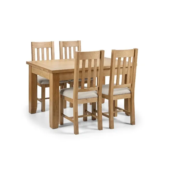 Return - Hereford Set of 2 Dining Chairs, Taupe Faux Linen 5