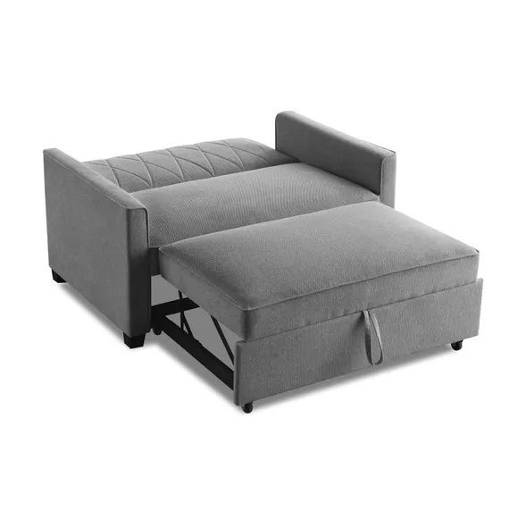 Serviya Fabric Compact Double Sofa Bed 4