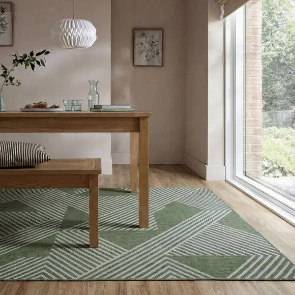 Chevron Indoor Outdoor Geometric Rug 6