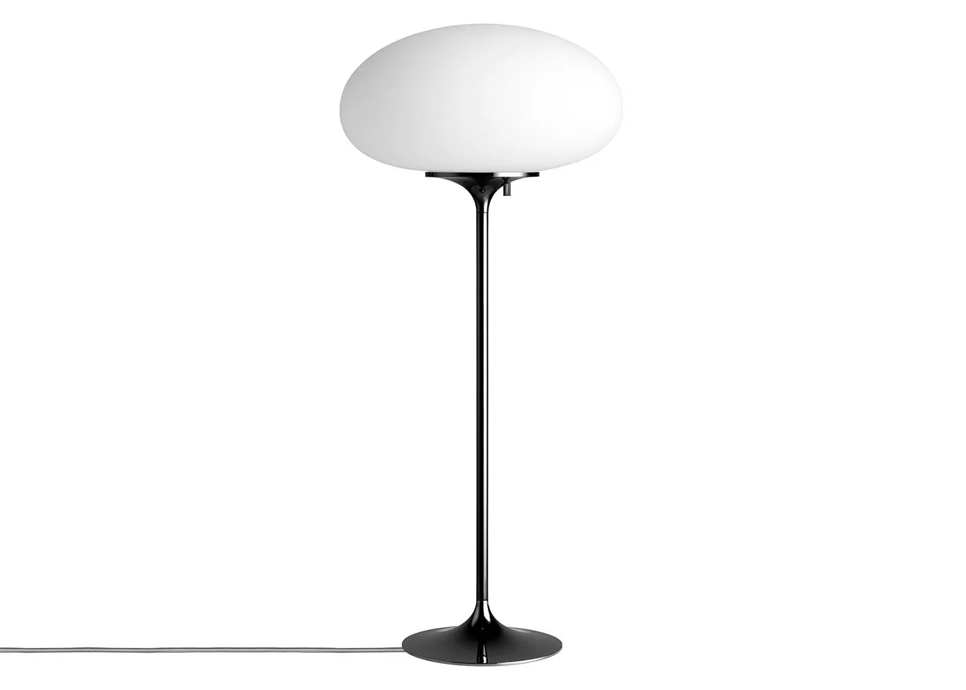 Gubi Stemlite Table Lamp Black Chrome Tall