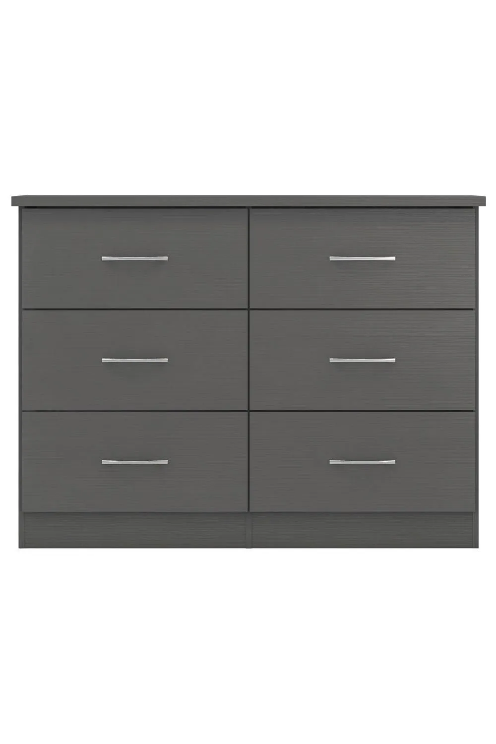 Seconique Nevada 6 Drawer Chest in Dark Grey 2