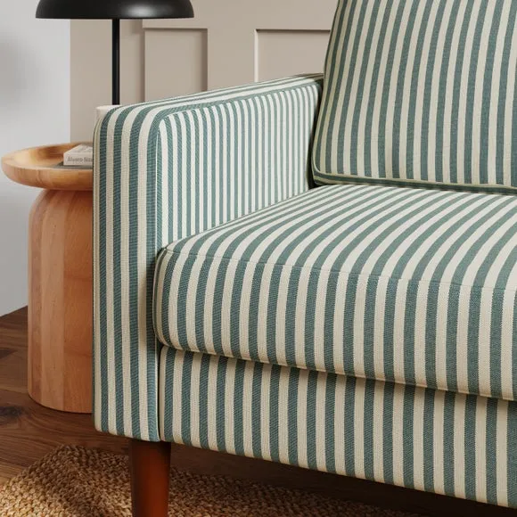 Jacob Linford Stripe Compact Corner Chaise Sofa 3