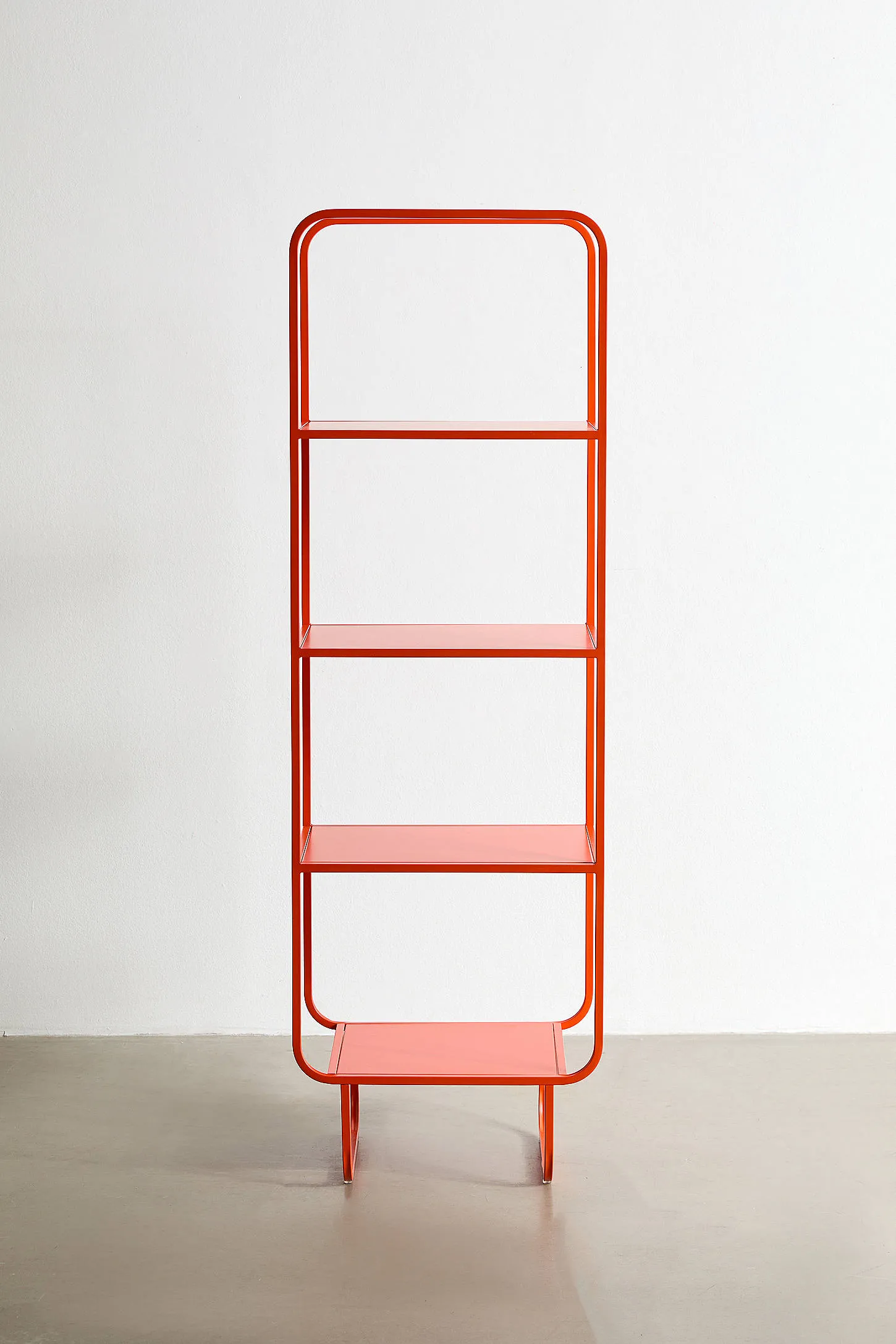 Alana Orange Narrow Bookcase - Orange 2
