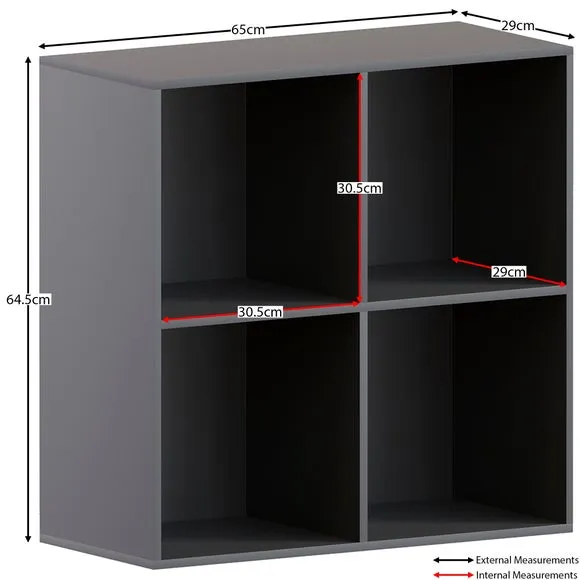 Vida Designs Durham 2x2 Cube Storage Unit 2