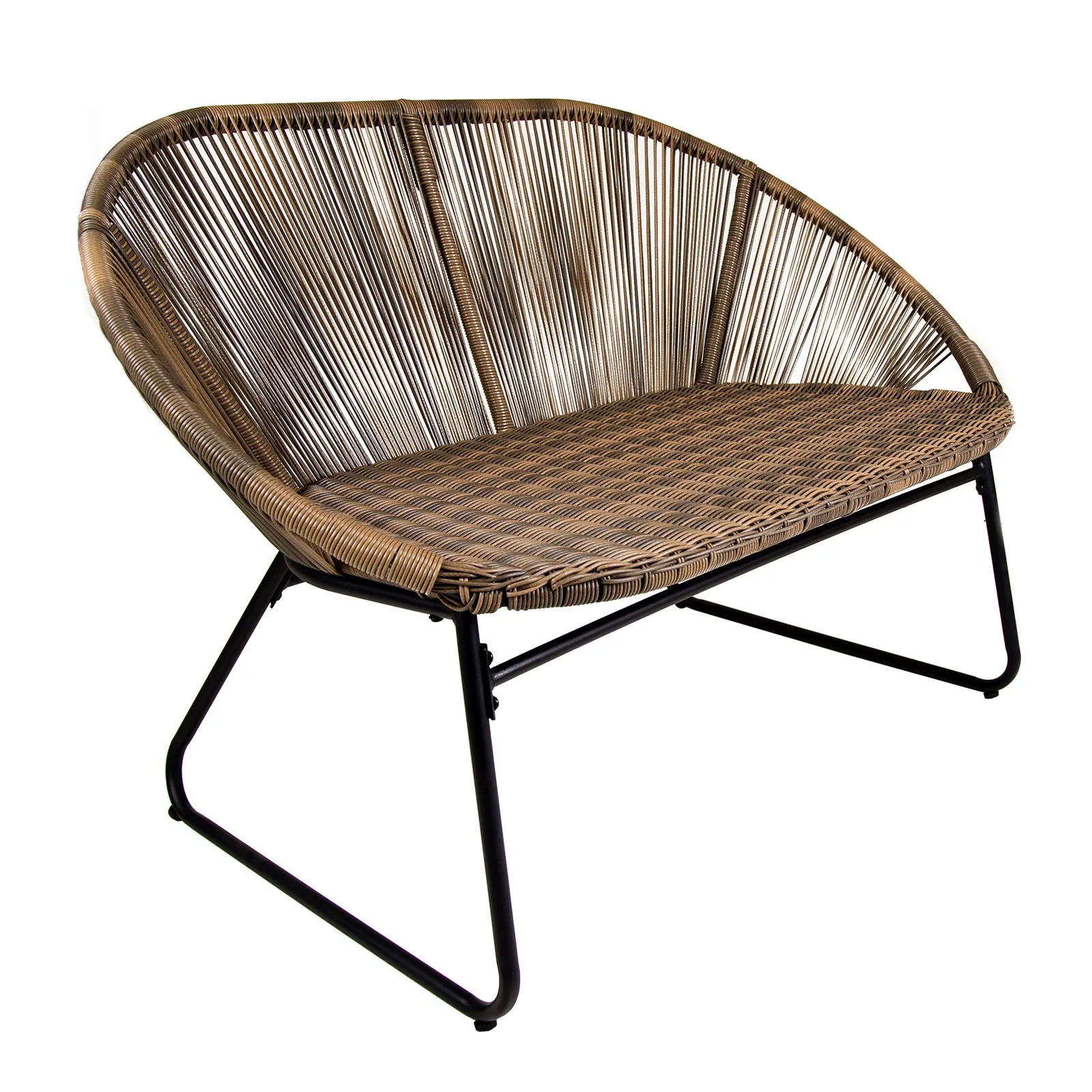 Bali 2 Seater Natural Bench Beige