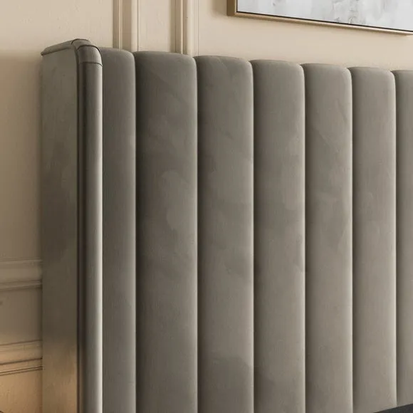 Alara Velvet Bed 5