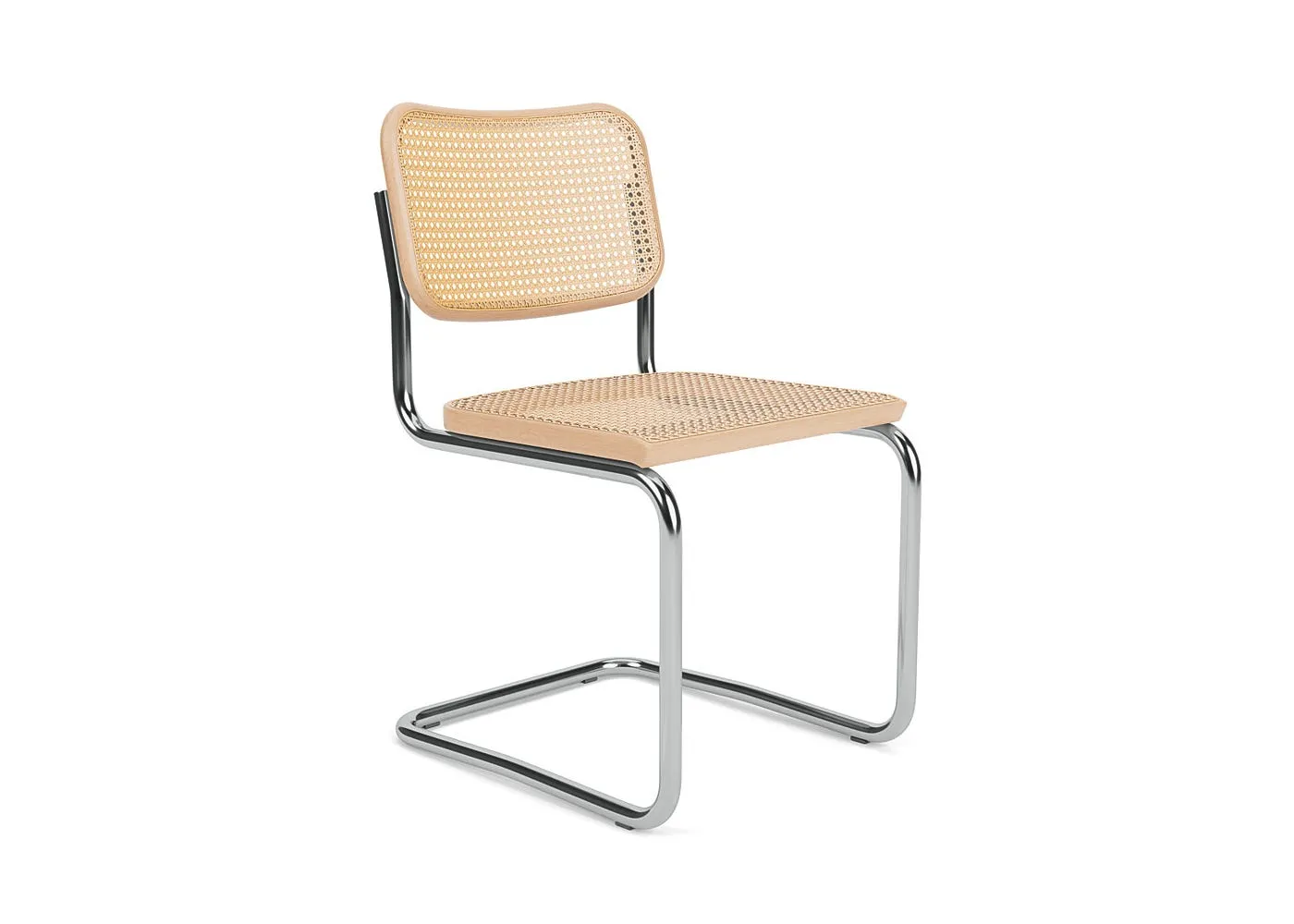 Knoll Cesca Side Chair in Light Beech