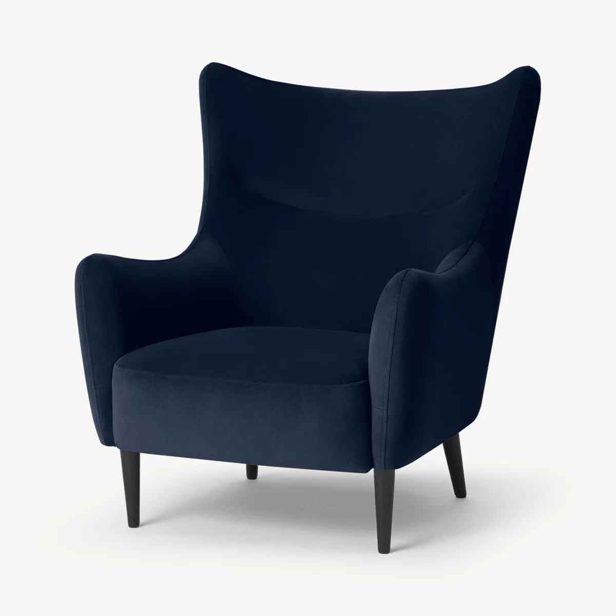 Bridget Accent Armchair, Ink Blue Velvet