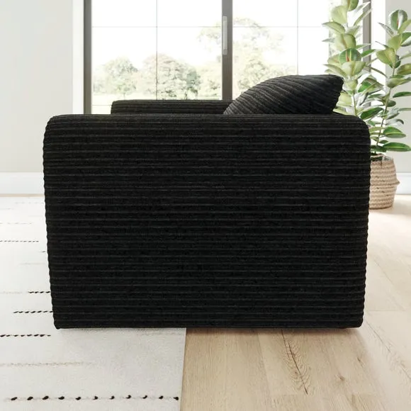 Blake Horizontal Jumbo Cord Snuggle Chair 2