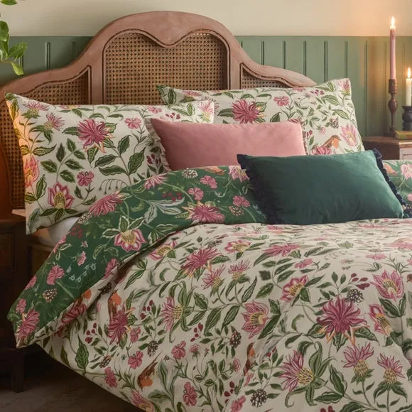 Wylder Nature Beatrice Duvet Cover and Pillowcase Set 4