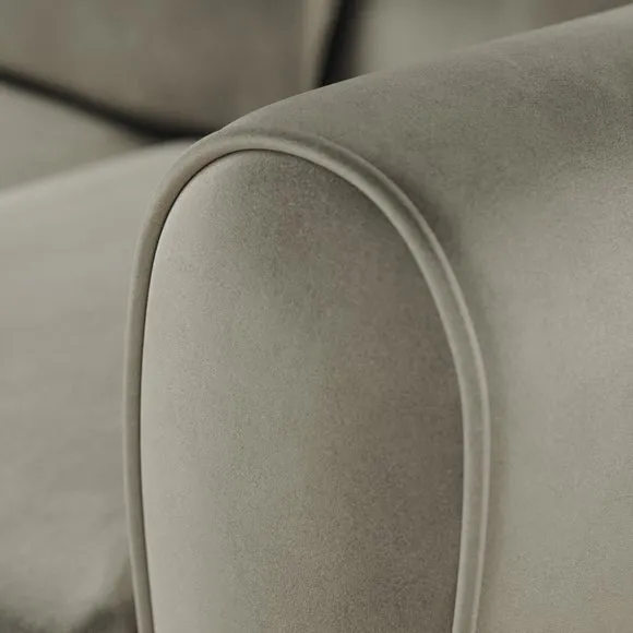 Blake Curved Arm Opulent Velvet Corner Chaise Sofa 4
