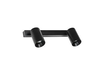 Netlighting Stan Wall Ceiling Lamp Black 2x GU10