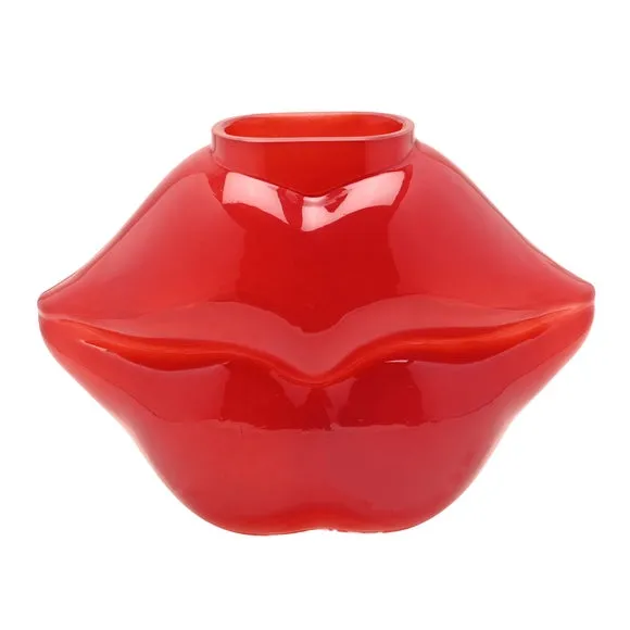 The Feel Good Club Lips Glass Vase 5