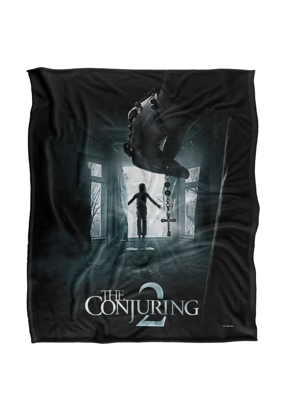 The Conjuring 2 Blanket, 152x127 cm Poster Silky Touch Super Soft Throw Blanket in White